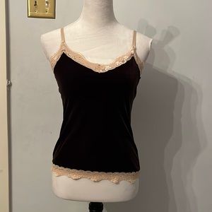 Vintage Velvet stretchy tank